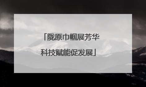 陇原巾帼展芳华 科技赋能促发展