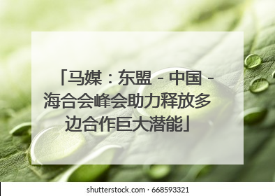 马媒：东盟－中国－海合会峰会助力释放多边合作巨大潜能