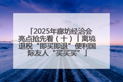 2025年廊坊经洽会亮点抢先看（十）丨离境退税“即买即退”便利国际友人“买买买”