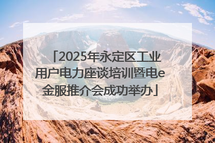 2025年永定区工业用户电力座谈培训暨电e金服推介会成功举办